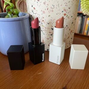 Kosas lipstick - Rosewater & Vegas